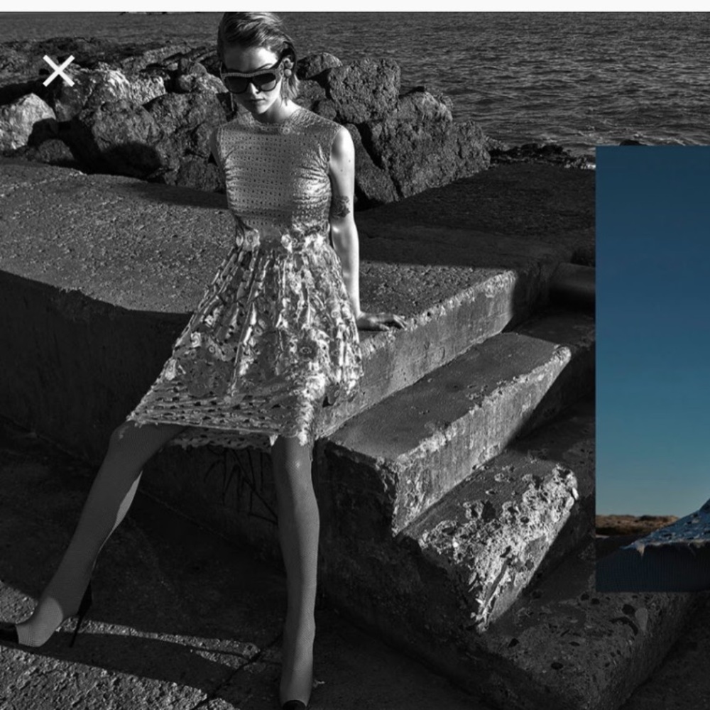 Shimmering Metallic Mini Dress with Bold Flair